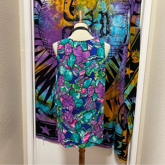 🌈 Lovely fruit flowers vintage art blouse - Picture 5 of 11